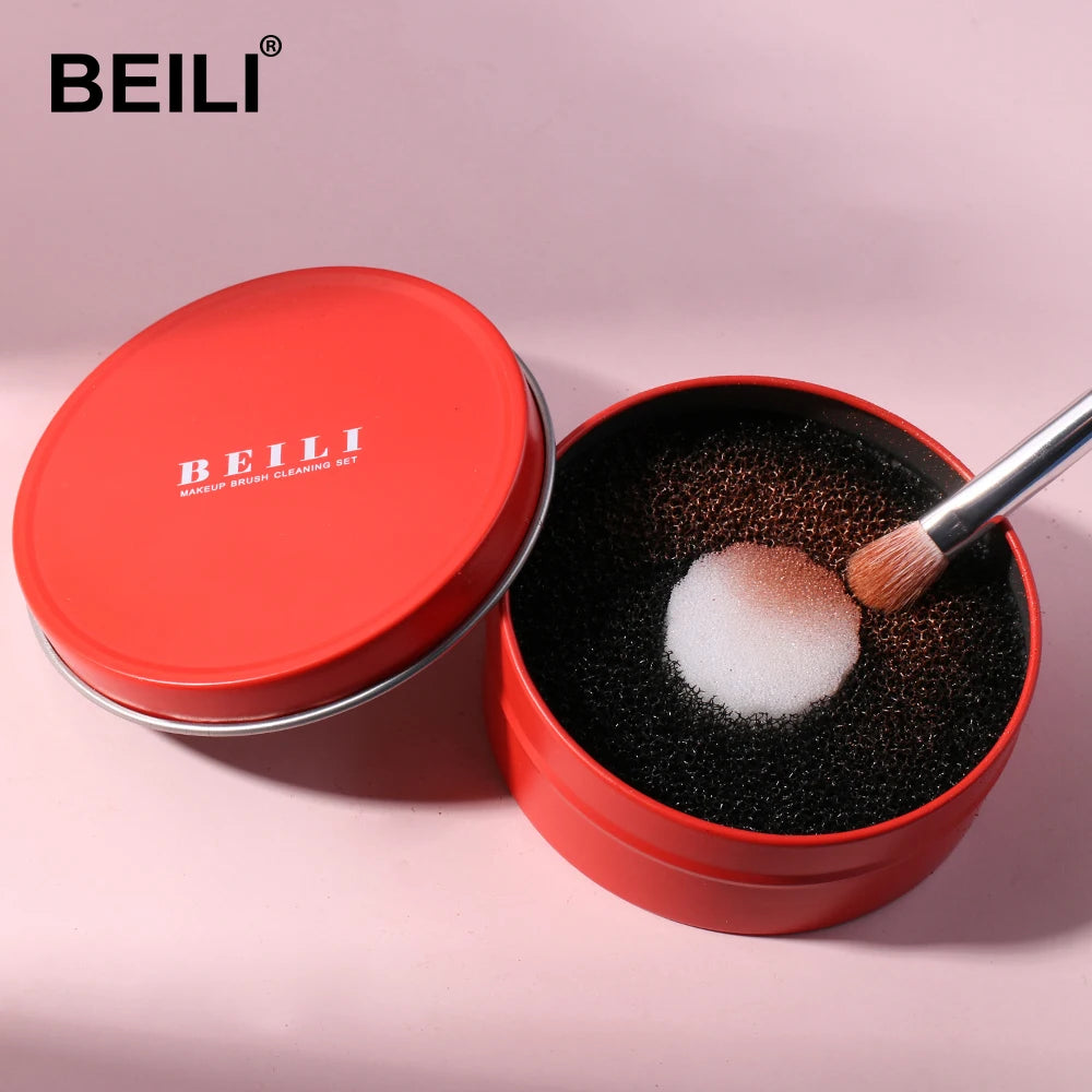 BEILI Ultra Thin Eyebrow Makeup Brush Set For Professional Eyeliner Eyelash Concealer Detail Brushes Make up Beauty Product - AMULET RING STORE