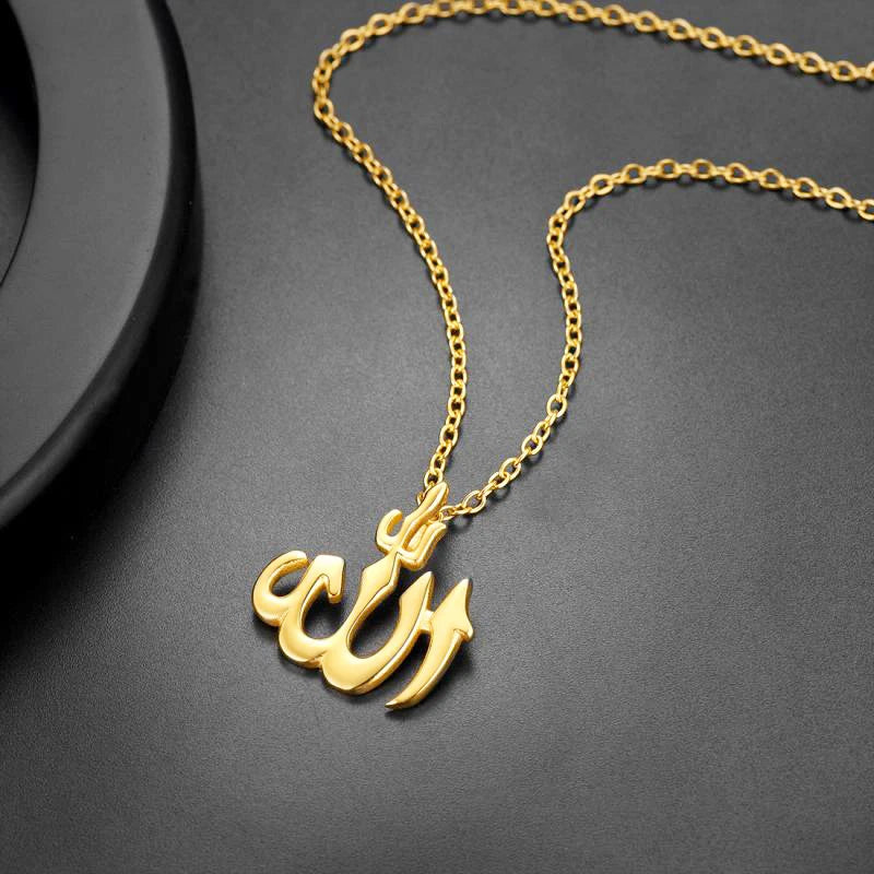 2025 Muslim Rune Pendant Necklace Men's Women's Amulet Pendant