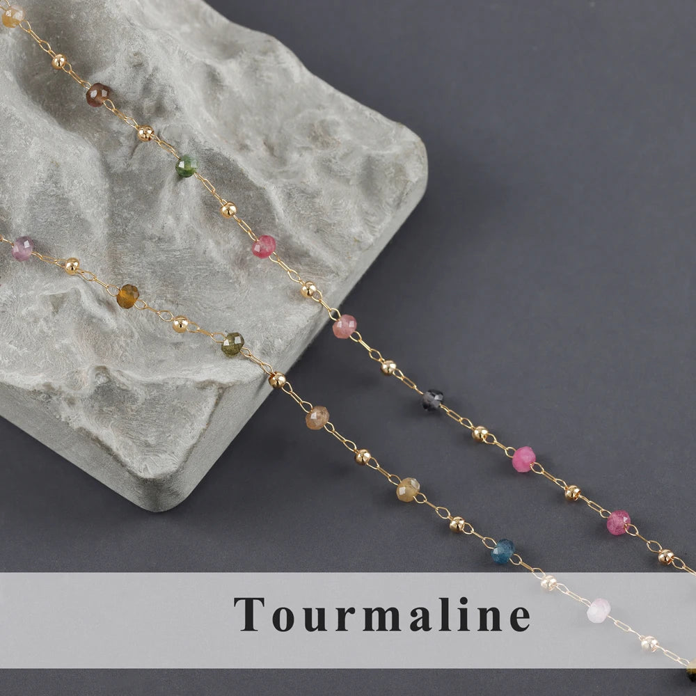 GUFEATHER C256,diy chain,stainless steel,natural gemstone,pass REACH,nickel free,jewelry making,diy bracelet necklace,1m/lot - AMULET RING STORE