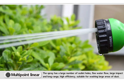 Garden Hose Pipe Water Hose Expandable Magic Hose 7 Patterns Water Gun Foam Pot flexible reels hose Car Wash Gun Sprayer - AMULET RING STORE