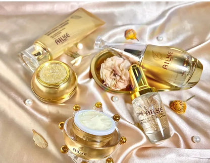 AILKE Whitening Face Care Set, Moisturizing, Brightening, With Collagen Vitamin C, Even Skin Tone, Suitable for Men and Women