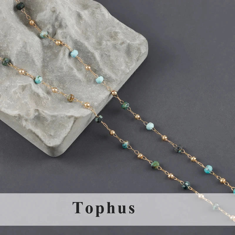 GUFEATHER C256,diy chain,stainless steel,natural gemstone,pass REACH,nickel free,jewelry making,diy bracelet necklace,1m/lot - AMULET RING STORE