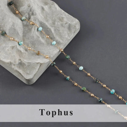 GUFEATHER C256,diy chain,stainless steel,natural gemstone,pass REACH,nickel free,jewelry making,diy bracelet necklace,1m/lot - AMULET RING STORE