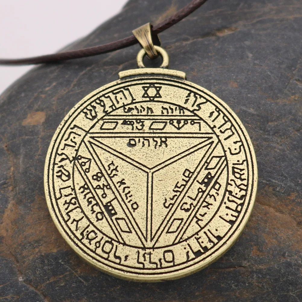 Talisman for Good Luck Amulet Pendant Key of Solomon Necklace AMULET RING STORE