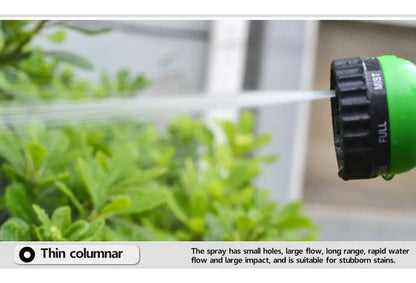 Garden Hose Pipe Water Hose Expandable Magic Hose 7 Patterns Water Gun Foam Pot flexible reels hose Car Wash Gun Sprayer - AMULET RING STORE