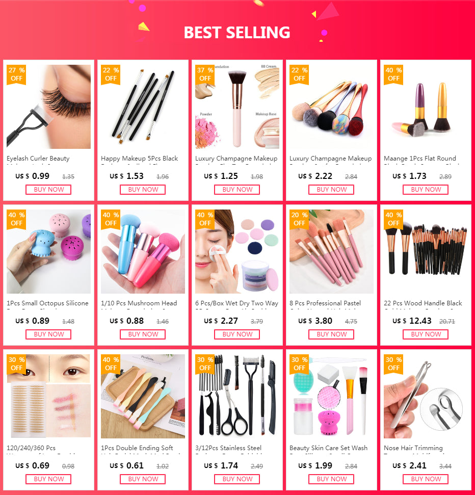 Beauty White Cosmetic Brushes Guards Mesh Flexible Net Protectors Cover Sheath 20Pc Convenient Maquiagem Brochas Maquillaje Tool - AMULET RING STORE