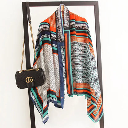 Wholesale Brand Designer Cotton Scarf High Quality Foulard Bandana Long Lrage Shawls Wrpas Winter Warm Scarves Pashmina 2020 New - AMULET RING STORE