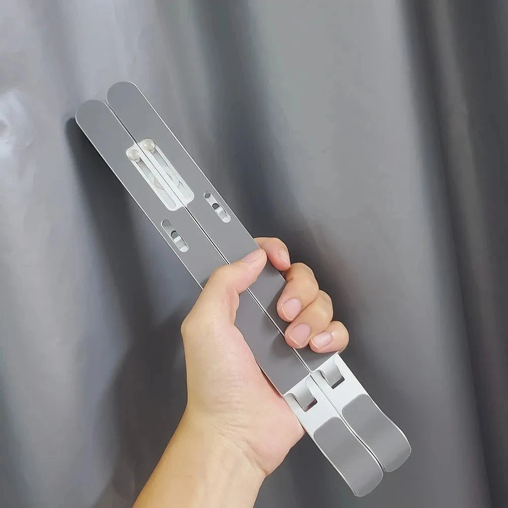 ORICO Foldable Laptop Stand Holder Riser Portable Adjustable Aluminum Notebook Stand Computer Stand 7 Angles for MacBook Tablets - AMULET RING STORE