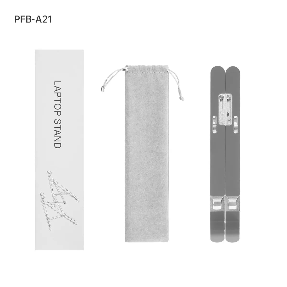 ORICO Foldable Laptop Stand Holder Riser Portable Adjustable Aluminum Notebook Stand Computer Stand 7 Angles for MacBook Tablets - AMULET RING STORE