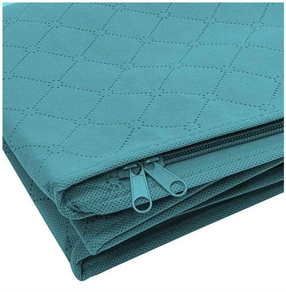 1Piece Large Storage Box Zipper Cover Window Folding Organizer Bedroom Shelf Wardrobe Cloth Toy Fabric Foldable Box For Objects - AMULET RING STORE