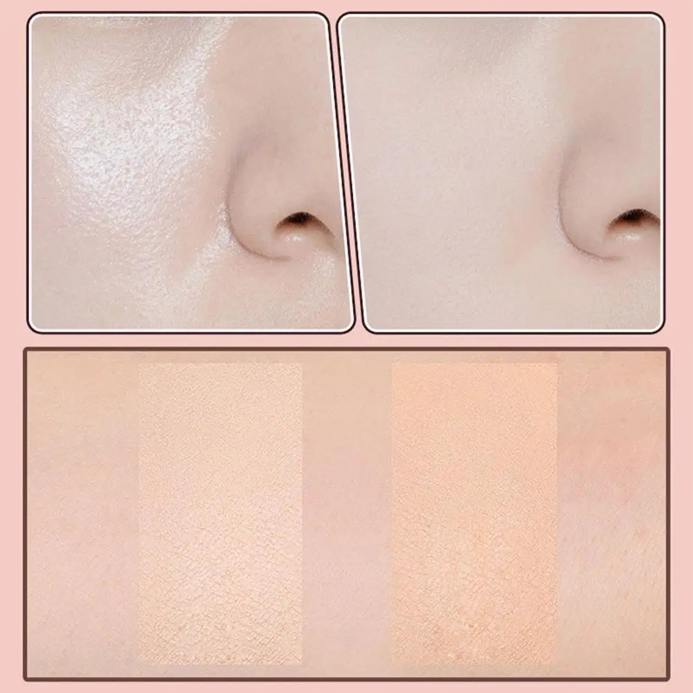 Korean Loose Powder Full Brightening Concealer Mineral Face Foundation Cosmetics Lasting Makeup Powder Compact Powder Pressed - AMULET RING STORE