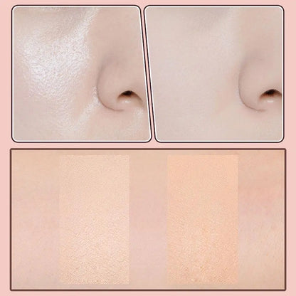 Korean Loose Powder Full Brightening Concealer Mineral Face Foundation Cosmetics Lasting Makeup Powder Compact Powder Pressed - AMULET RING STORE