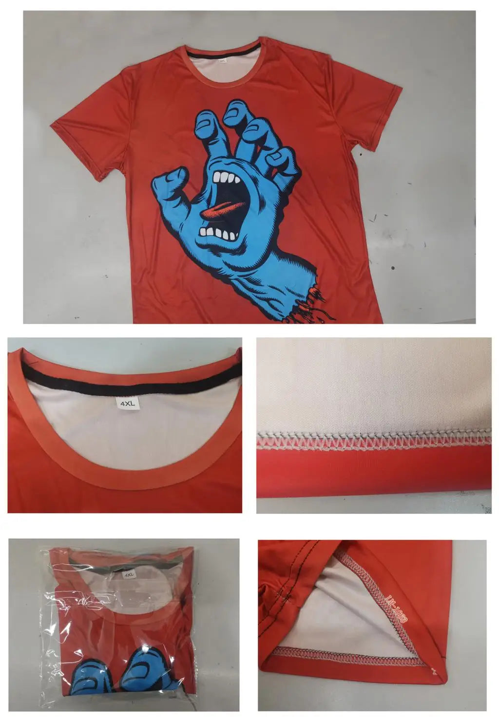 Personality 3D Printing Men's T-Shirt Skull Pattern for Men Demon Streetwear Handsome O-Neck Short Sleeves Casual Tshirt Top Tee - AMULET RING STORE