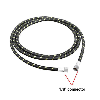 Professional Nylon Braided Airbrush Hose 1/8"*1.8m(5.9ft) Fitting 1/8in EU US Adapter for Air Pump Compresso Accessories - AMULET RING STORE