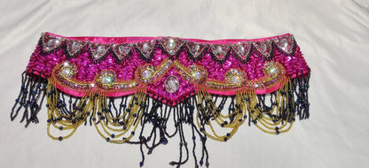 Special Customizable Hand Beaded Oriental Belly Dance Costumes Bra or Belt Separately XL Size 20-30 days