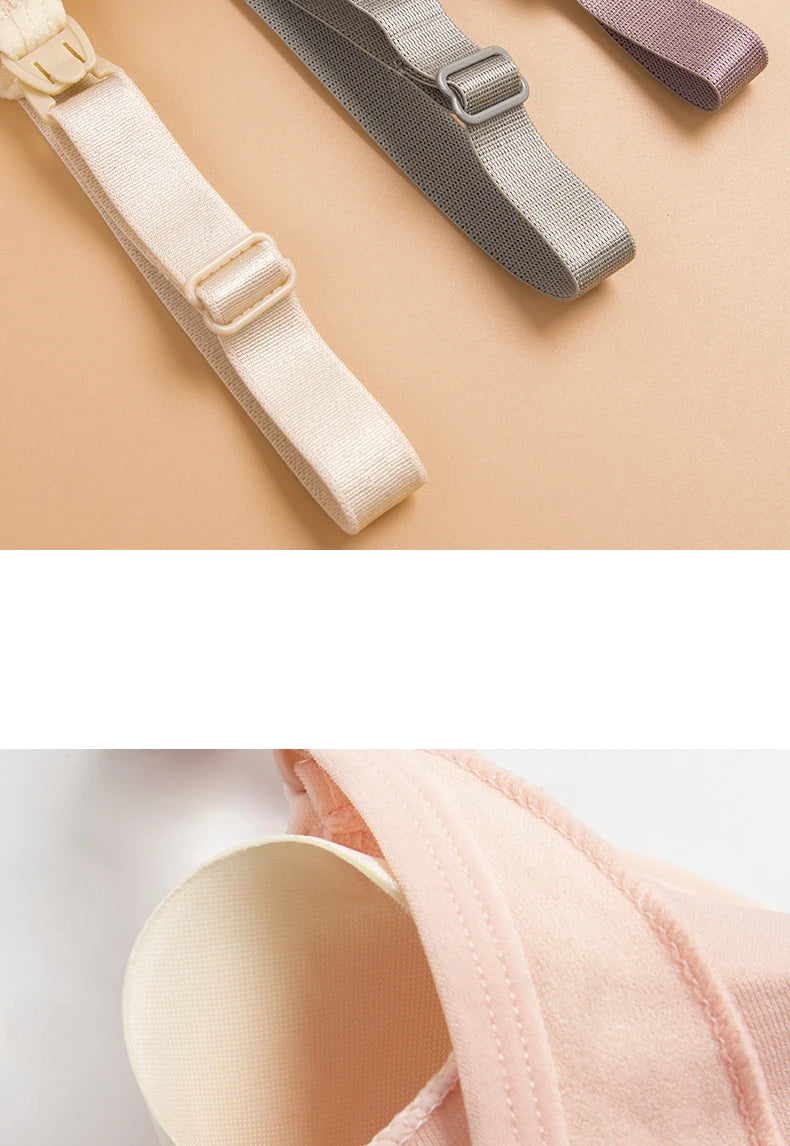 High Quality Plus Size Nursing Bra Breathable Women Breastfeeding Underwear Seamless Maternity Bra Push Up - AMULET RING STORE