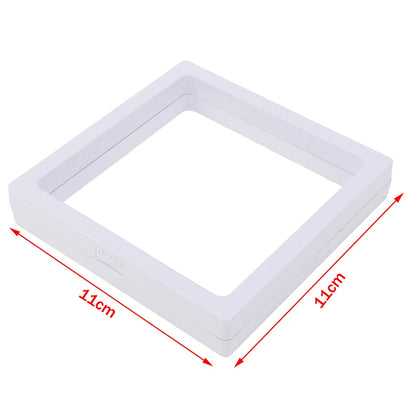 1Pc PE Film Jewelry Storage Box Brooch Coin Gems Jewelry Storage Box Dustproof Exhibition Decoration Floating Ring Case - AMULET RING STORE