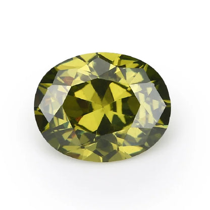 Size 2x3mm~13x18mm Oval Shape 5A CZ Stone Synthetic Gems Color Cubic Zirconia Loose Zircon For Jewelry Making - AMULET RING STORE