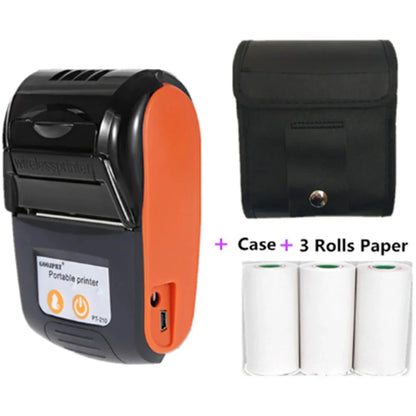 58mm Bluetooth 4.0 Thermal Printer For Phone and Computer To Print Bill POS Receipt Thermal Bluetooth Printer PT210 Model