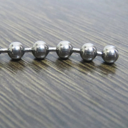 4MM Hypoallergenic Nickel Free Titanium Ball Chain for Sensitive Skin | Itchy Neck No More | Safe for Everyone