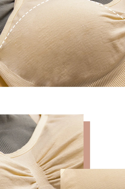 High Quality Plus Size Nursing Bra Breathable Women Breastfeeding Underwear Seamless Maternity Bra Push Up - AMULET RING STORE