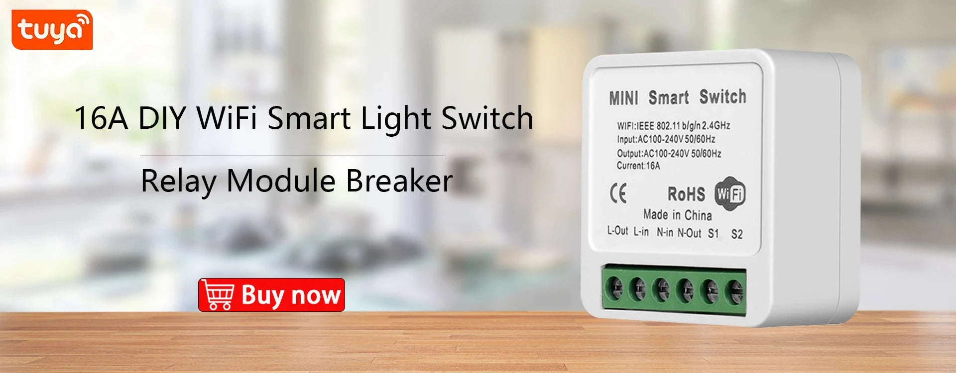 Tuya Smart WIFI Temperature and Humidity Sensor with Backlight LCD Display Indoor Thermometer Hygrometer Meter Support Alexa - AMULET RING STORE