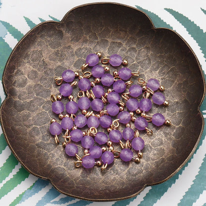 GUFEATHER,50pcs/lot,M899,jewelry accessories,18k gold plated,copper metal,natural stone,hand made,diy earrings,jewelry making - AMULET RING STORE