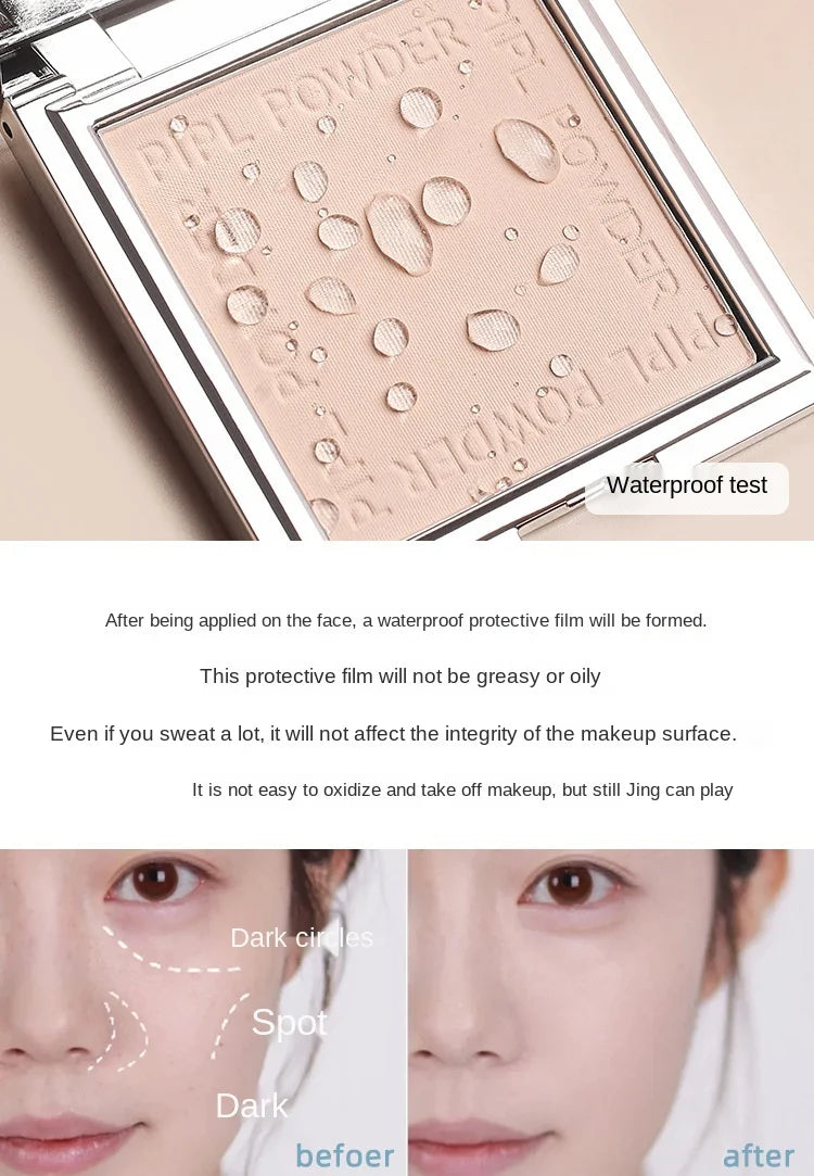 New Glitter Jasmine Highlighters Cosmetics for Face Shimmer Matte Pressed Glow Illuminator Soft Powder Professional Makeup - AMULET RING STORE