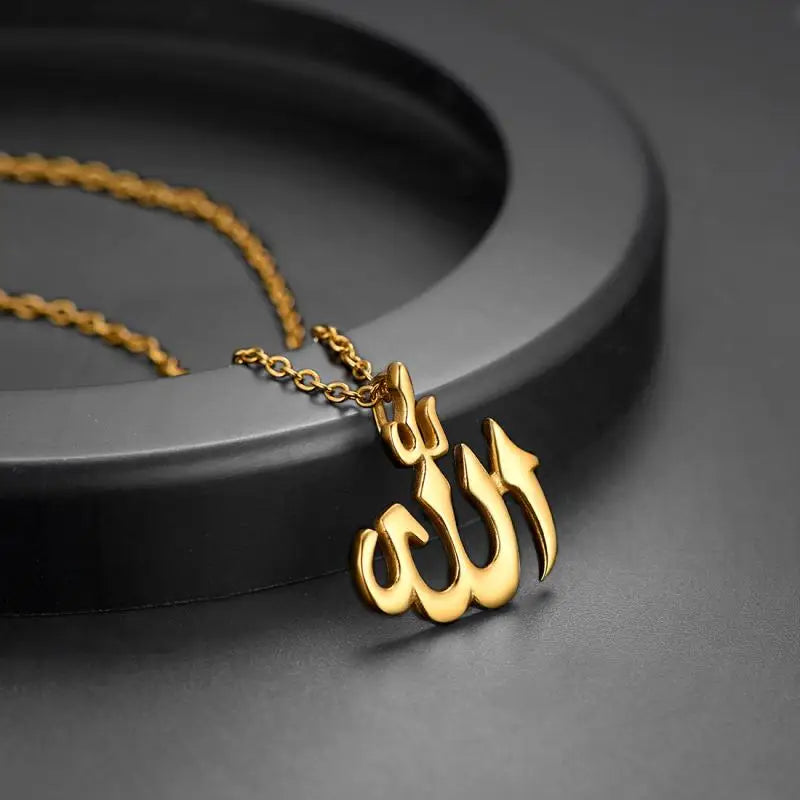 2025 Muslim Rune Pendant Necklace Men's Women's Amulet Pendant