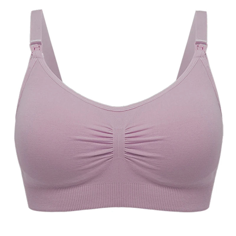 High Quality Plus Size Nursing Bra Breathable Women Breastfeeding Underwear Seamless Maternity Bra Push Up - AMULET RING STORE