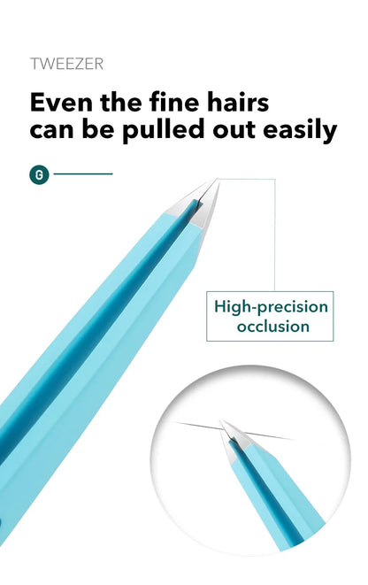 MR.GREEN Eyebrow Tweezer Colorful Hair Beauty Fine Hairs Puller Stainless Steel Slanted Eye Brow Clips Removal Makeup Tools - AMULET RING STORE