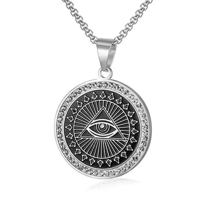 Eye of Horus Necklace Evil Eye Pendant Ancient Egypt Protection Necklace Jewelry Gift Men and Women Spiritual Amulets