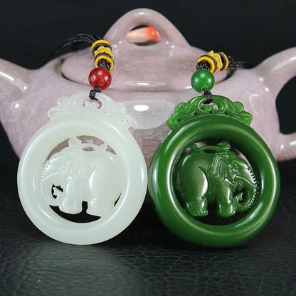 Genuine Natural Green Jade Beaded Necklace Women Fashion Charms Jewellery Real Chinese Jades Stone Accessories Fine Jewelry