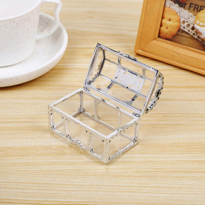 2021 New Vintage Transparent Storage Box Candy Trinket Jewelry Holder Organizer Container - AMULET RING STORE