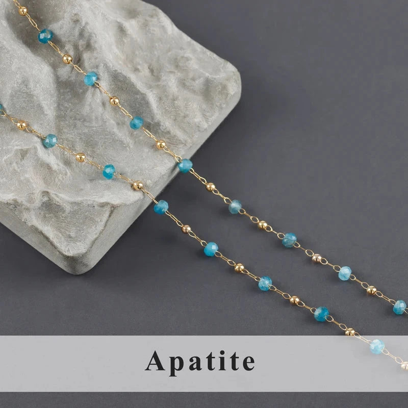 GUFEATHER C256,diy chain,stainless steel,natural gemstone,pass REACH,nickel free,jewelry making,diy bracelet necklace,1m/lot - AMULET RING STORE