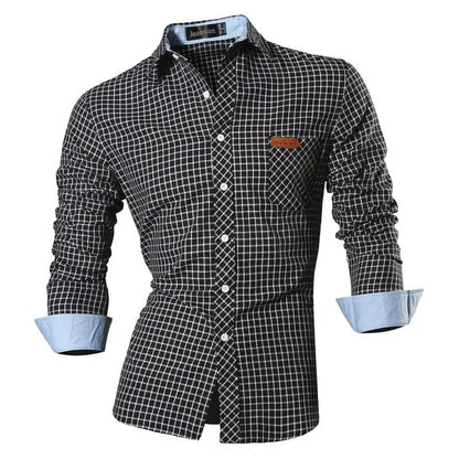 jeansian Spring Autumn Features Shirts Men Casual Shirt New Arrival Long Sleeve Casual Male Shirts K034
