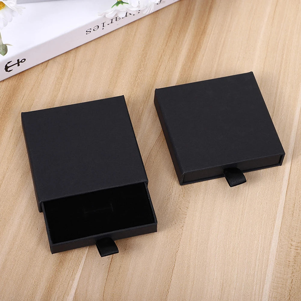 Thicken Paper Drawer Jewelry Box Greeting Card for Necklace Bracelet Ring Gift Display Case Jewelry Packaging Boxes Wholesale - AMULET RING STORE