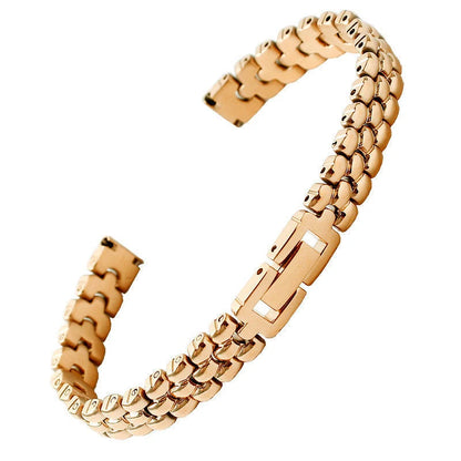 Stainless steel watchband  6mm 8mm 10mm silver golden bracelet Replacement strap for size dial lady's fashion watch Bracelet