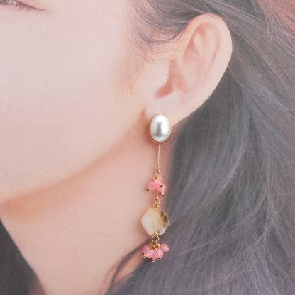 GUFEATHER,50pcs/lot,M899,jewelry accessories,18k gold plated,copper metal,natural stone,hand made,diy earrings,jewelry making - AMULET RING STORE