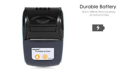 58mm Bluetooth 4.0 Thermal Printer For Phone and Computer To Print Bill POS Receipt Thermal Bluetooth Printer PT210 Model