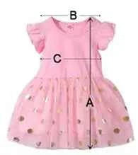 Baby Girl 1-6 Year Dress Cute Donut Number Birthday Outfit Girl Baby Dress Summer Clothes Kids Girl Party Tutu Outfits Dresses