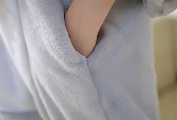 HKSNG Winter Unisex Adult Warm Soft Seal Onesies Pajamas Sleepwear Overall Jumpsuit Pyjamas Kigurumi - AMULET RING STORE