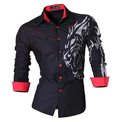 jeansian Spring Autumn Features Shirts Men Casual Shirt New Arrival Long Sleeve Casual Male Shirts K034
