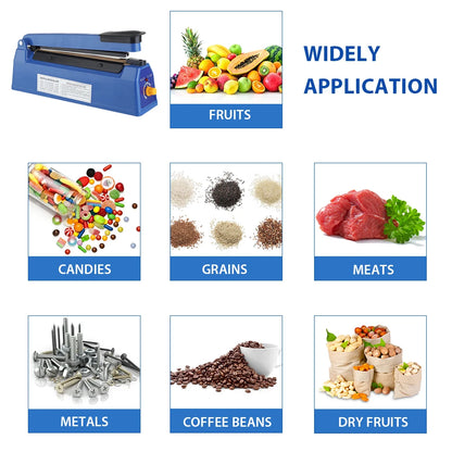 Sealing Machine Electric Heat Sealer Hand Press Vacuum Food Plastic Bag Bobo Ballons Impulse Fast Heat Sealer Packaging Machine - AMULET RING STORE