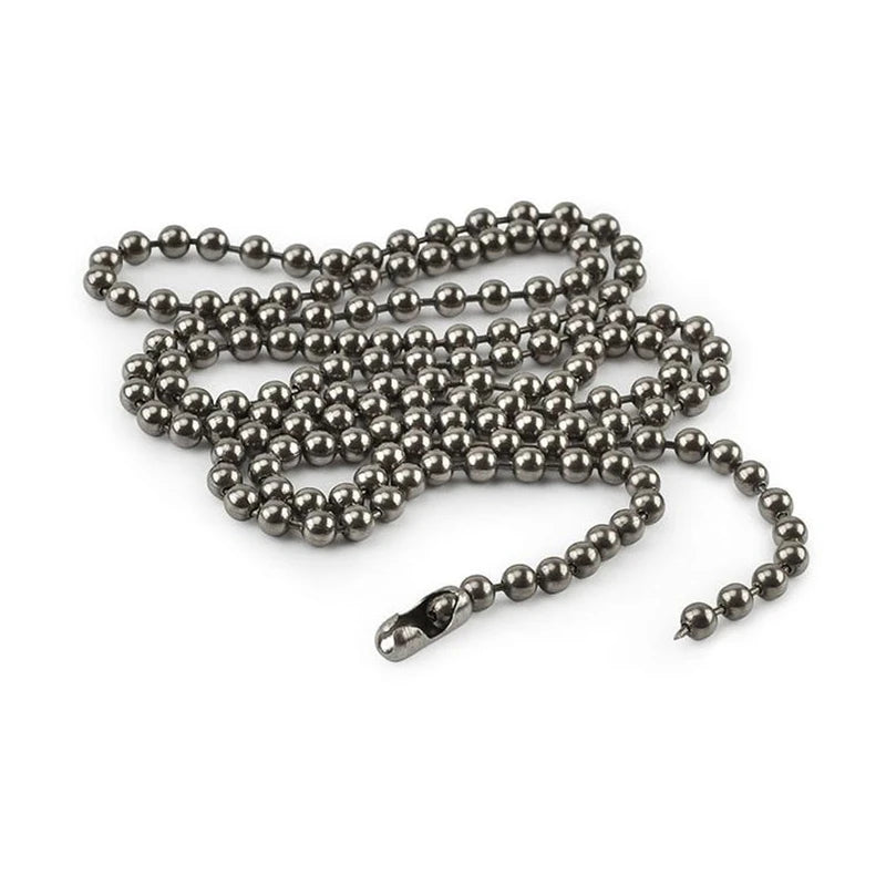 4MM Hypoallergenic Nickel Free Titanium Ball Chain for Sensitive Skin | Itchy Neck No More | Safe for Everyone