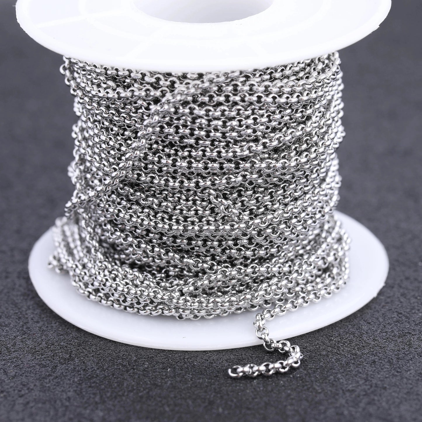 reidgaller 10meteres/roll rose gold plated stainless steel metal necklace chains for jewelry making diy bracelet accessories - AMULET RING STORE