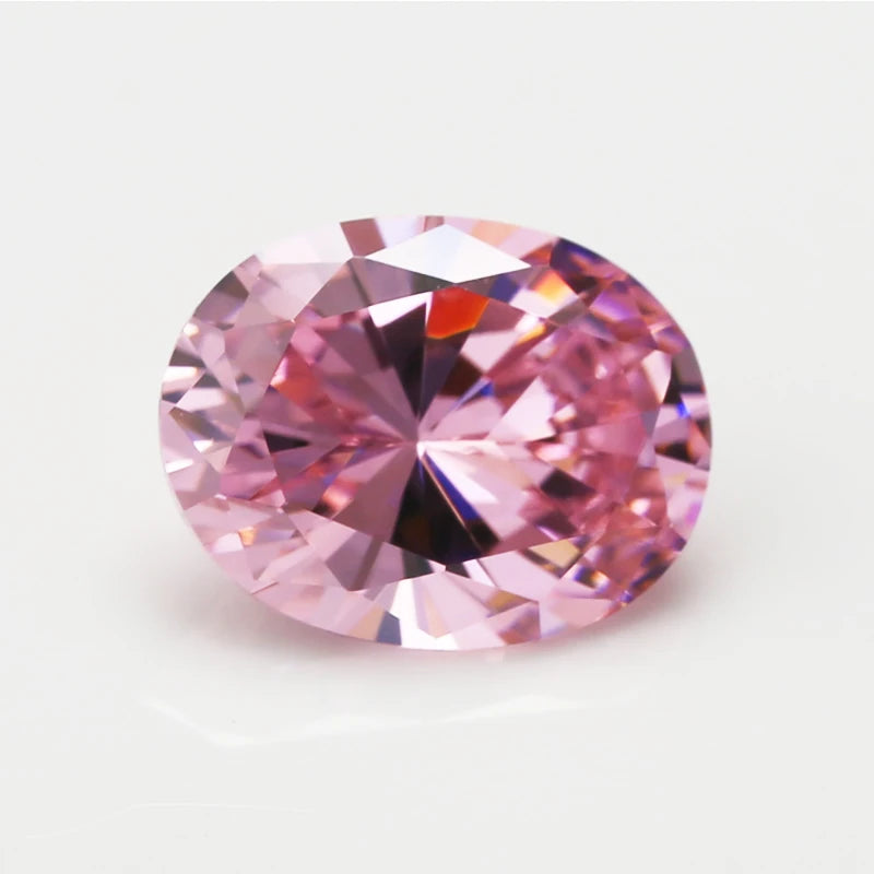 Size 2x3mm~13x18mm Oval Shape 5A CZ Stone Synthetic Gems Color Cubic Zirconia Loose Zircon For Jewelry Making - AMULET RING STORE