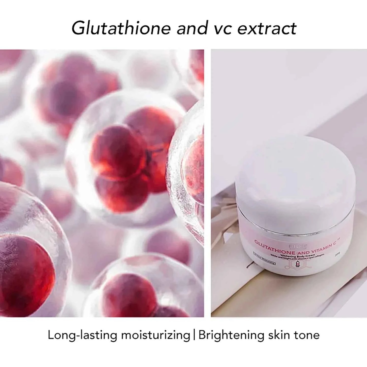 AILKE Brightening Skin Care Set, With Vitamin C, Glutathione, Reduce Spots, Moisturizing, Smooth Soft Skin, Improve Skin Radiant