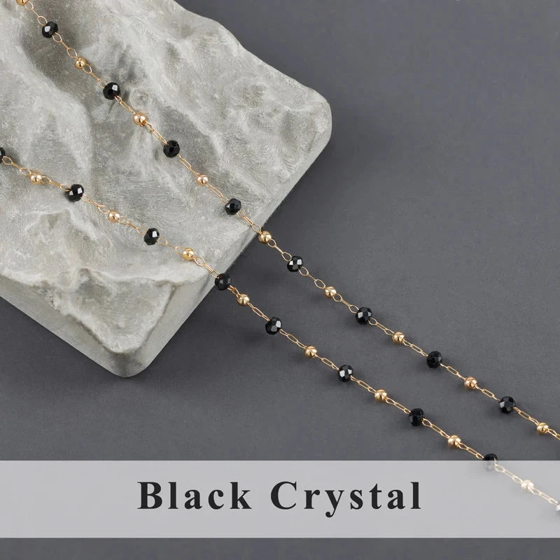 GUFEATHER C256,diy chain,stainless steel,natural gemstone,pass REACH,nickel free,jewelry making,diy bracelet necklace,1m/lot - AMULET RING STORE