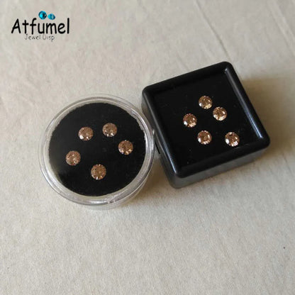 Transperant Square Diamond Jewelry Storage Box Stone Display Case Round Gemstone Organizer 1Pc Small Coin Ring Travel Gift Box - AMULET RING STORE